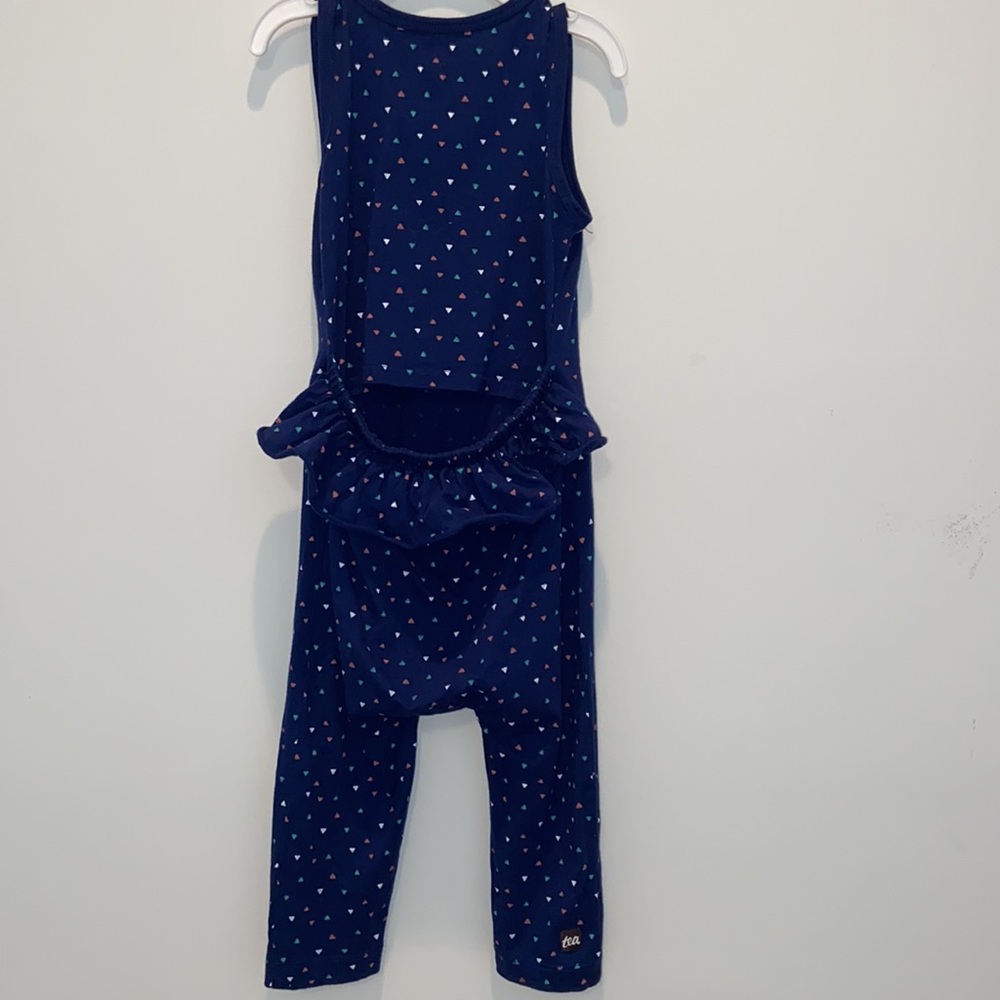Tea Collection Envelope Back Confetti Romper - Picture 3 of 5